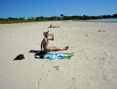 Strand in Robe