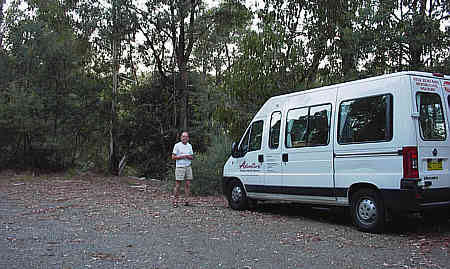 Parkplatz vor Whitfield
