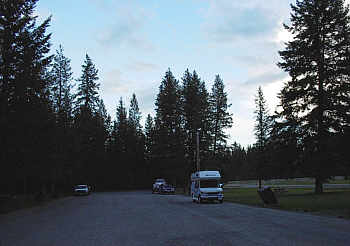 Parkplatz am Highway 97
