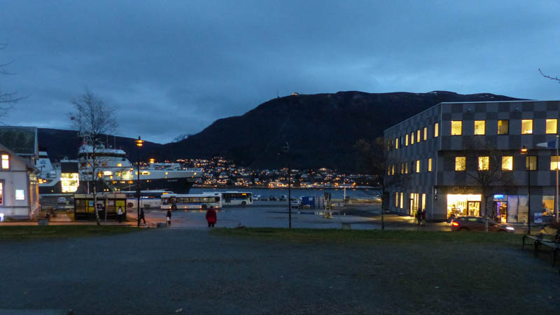 Tromsø, Blick auf Fjellheisen