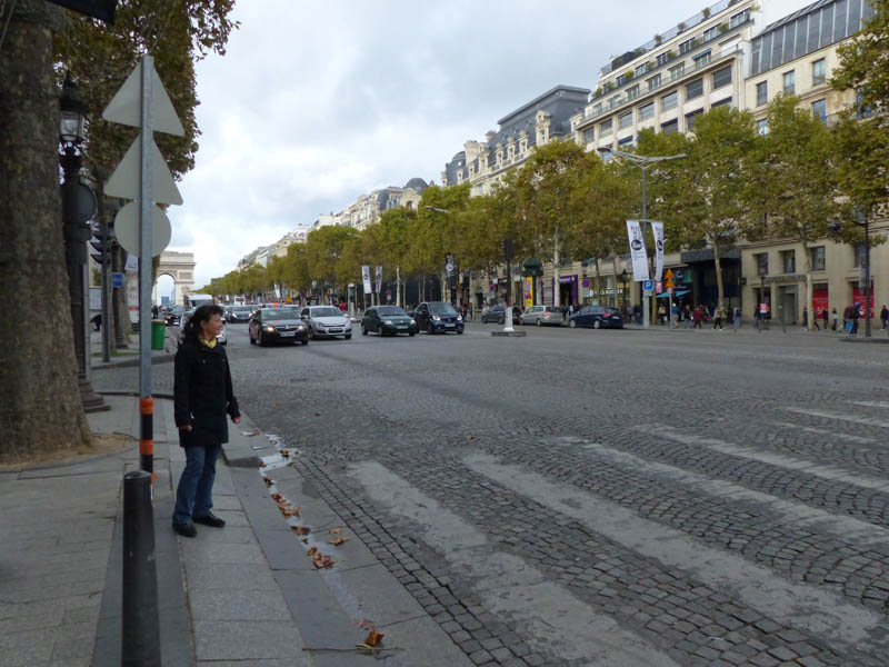 Champs-Elysées mit Blick zum Triumphbogen