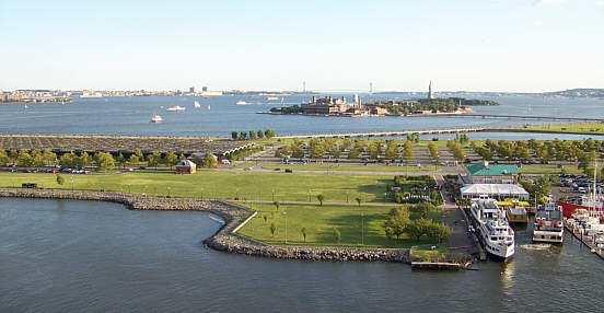 Liberty State Park und Liberty Island