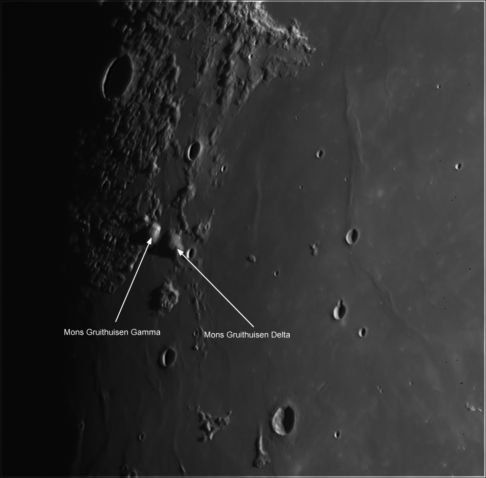 Mons Gruithuisen Delta und Gamma