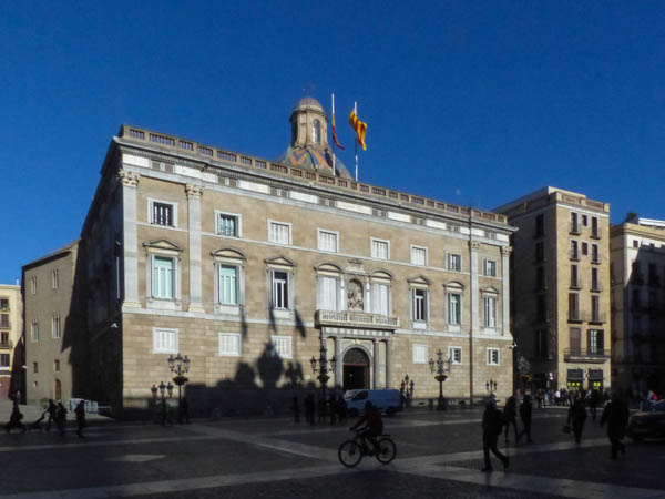 Barcelona Regierungsgebäude Palau de la Generalitat