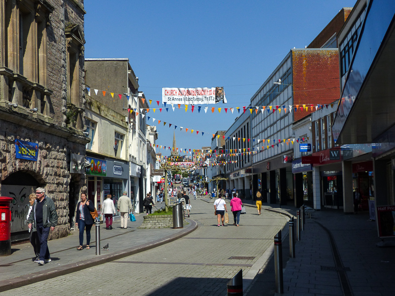 Einkaufsstraße Torquay