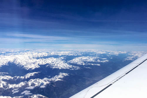 über den Alpen